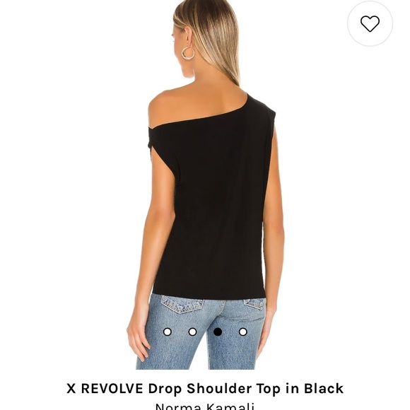 Drop shoulder Norma Kamali top - Picture 3 of 3